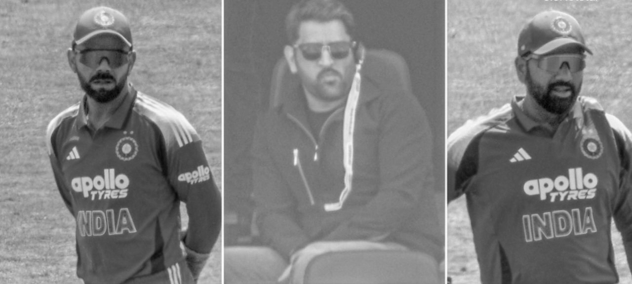 Virat, Dhoni and Rohit in One Frame Viral Edgbaston Photo Thrills Cricket Fans