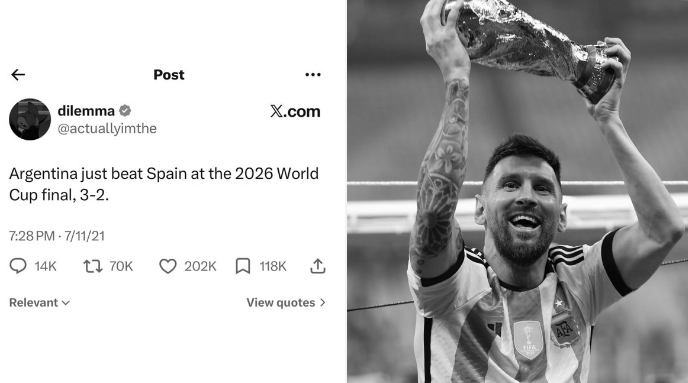 Argentina vs Spain Final Was Predicted Five Years Ago, The Ending May Shock Everyone