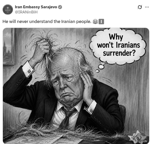 He Will Never Understand the Iranian People: Iran Embassy's Savage Trump Post Goes Viral