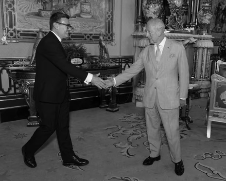 Andy Burnham Formally Appointed UK Prime Minister by King Charles at Buckingham Palace