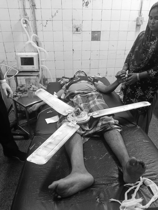 GTB Hospital Fan Collapse Sparks Outrage After Patient Dies, Family Alleges Negligence
