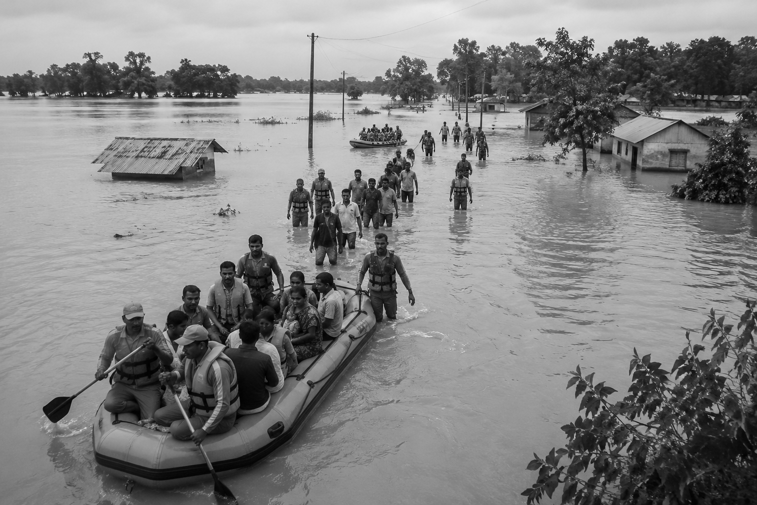 Assam Floods Kill 47, Leave 40 Missing as Over 7.21 Lakh Reel Under Water