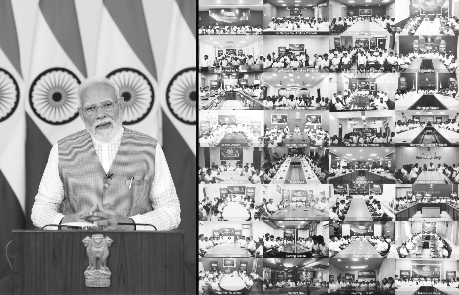 PM Modi Interacts with 5,000 MY Bharat Volunteers, Highlights Transformation of Border Villages