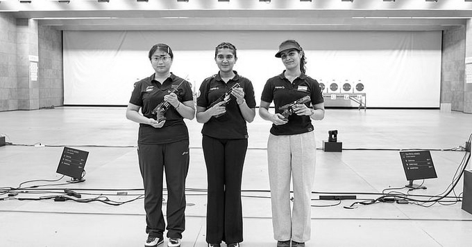 Esha Singh Shoots Down the Field, Wins ISSF World Cup Gold as Manu Bhaker Adds Bronze