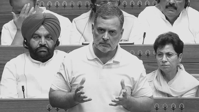 Rahul Gandhi Says Amit Shah’s Parliament Absence ‘Reeks of Guilt’ Over Student Protest Row