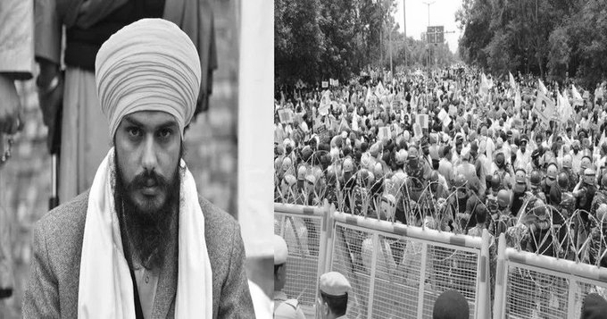 Amritpal Singh Supporters Face Police Action During March to Punjab CM’s Residence