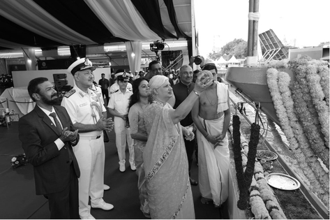 Indian Navy Launches Indigenous ASW Craft Machilipatnam to Strengthen Coastal Defence