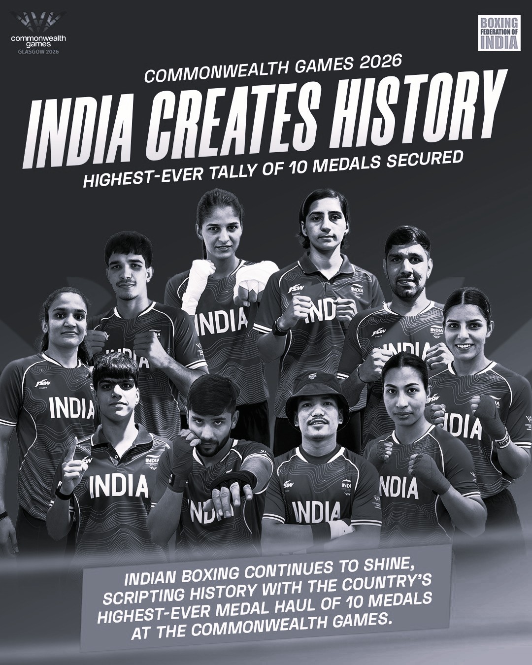 India Storms Into 10 Boxing Semifinals, Sets New Commonwealth Benchmark