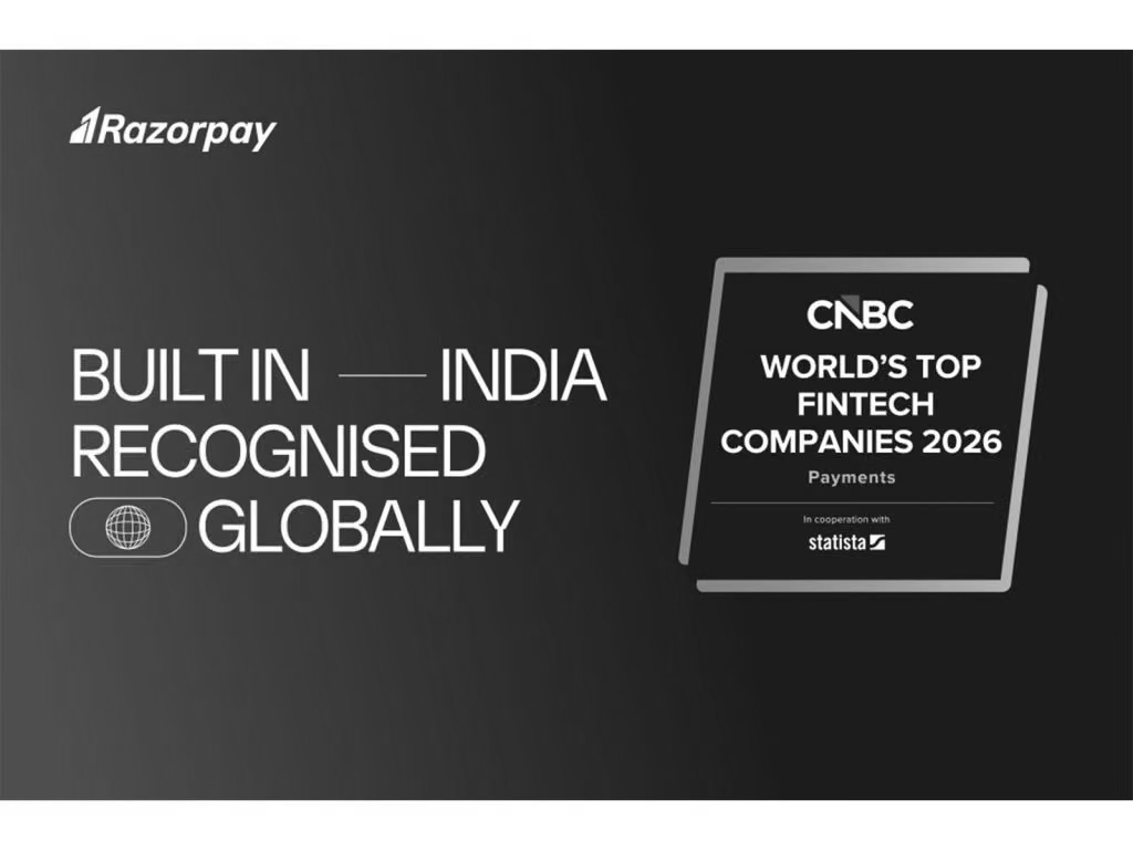 Razorpay Enters Global Fintech Elite Again, Among Only Eight Indian Firms on CNBC-Statista List