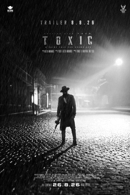 Yash Drops New Toxic Poster, Trailer Launch Event Set In Bengaluru On August 8