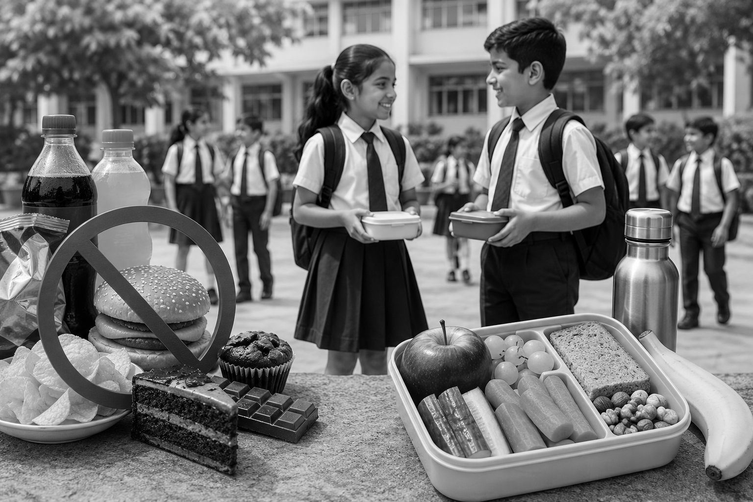 Karnataka Bans Junk Food Sales Near Schools to Boost Child Nutrition