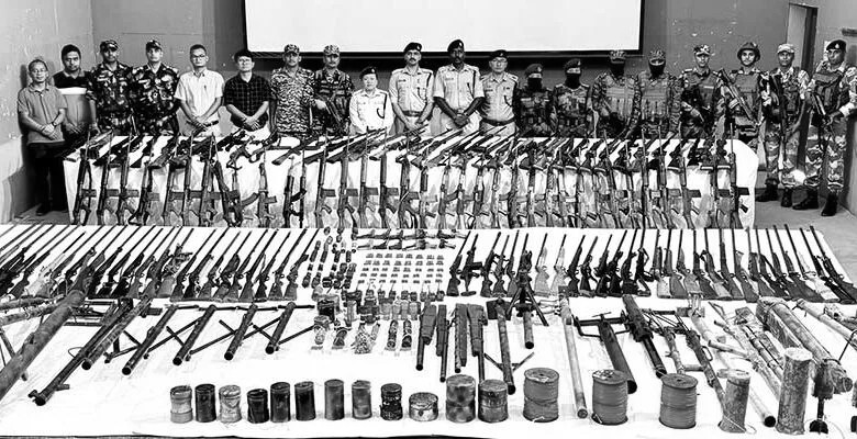 Crackdown in Manipur: Banned Outfit Member Held, Weapons Stockpile Recovered