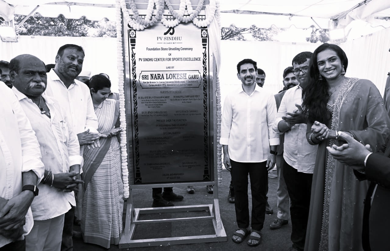 PV Sindhu Lays Foundation for Centre of Sports Excellence in Vizag