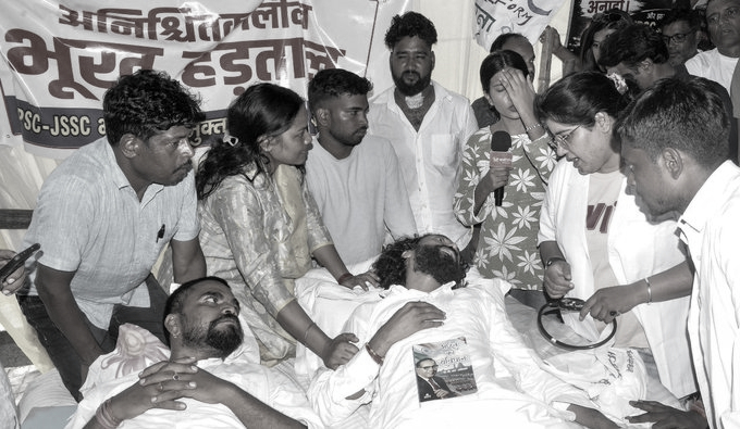 Ranchi Protest Escalates: 5 More Aspirants Join Hunger Strike, Pressure Mounts on Hemant Soren Govt