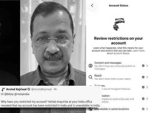 'Why Is My Account Blocked?': Kejriwal Questions Meta Over India Restriction