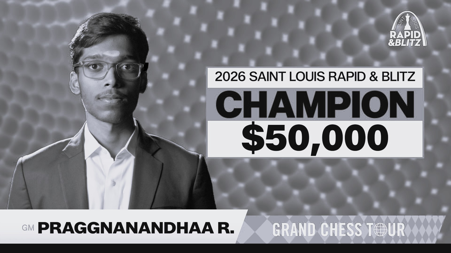 Pragg Makes His Mark in Fast Chess, Wins GCT Saint Louis Title Against Super-Strong Field