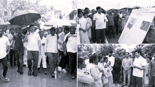 Ponguleti Reviews Edulapuram Civic Works, Focuses on Water and Drainage