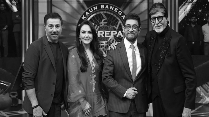 KBC 18 Premiere: Aamir Khan, Preity Zinta And Sunny Deol Join Amitabh Bachchan On Hot Seat