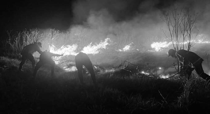 Indonesia’s Mount Bromo Wildfire Grows, National Park Shut as Firefighters Battle Flames