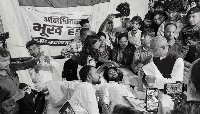98% Demands Addressed, But Jharkhand Students Refuse to End Protest Over CBI Probe