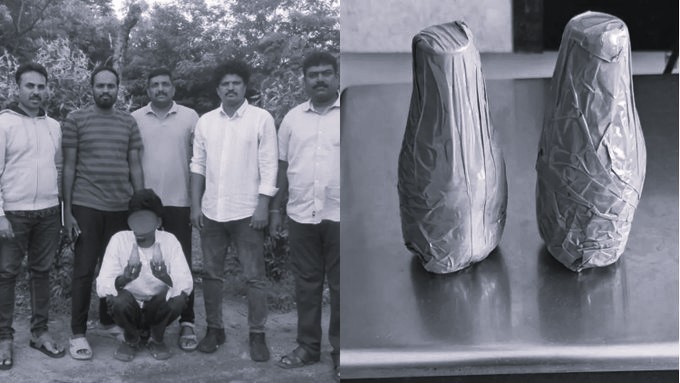 హైదరాబాద్లో డ్రగ్స్ కలకలం.. రూ. 2.5 లక్షల విలువైన హ్యాష్ ఆయిల్ స్వాధీనం