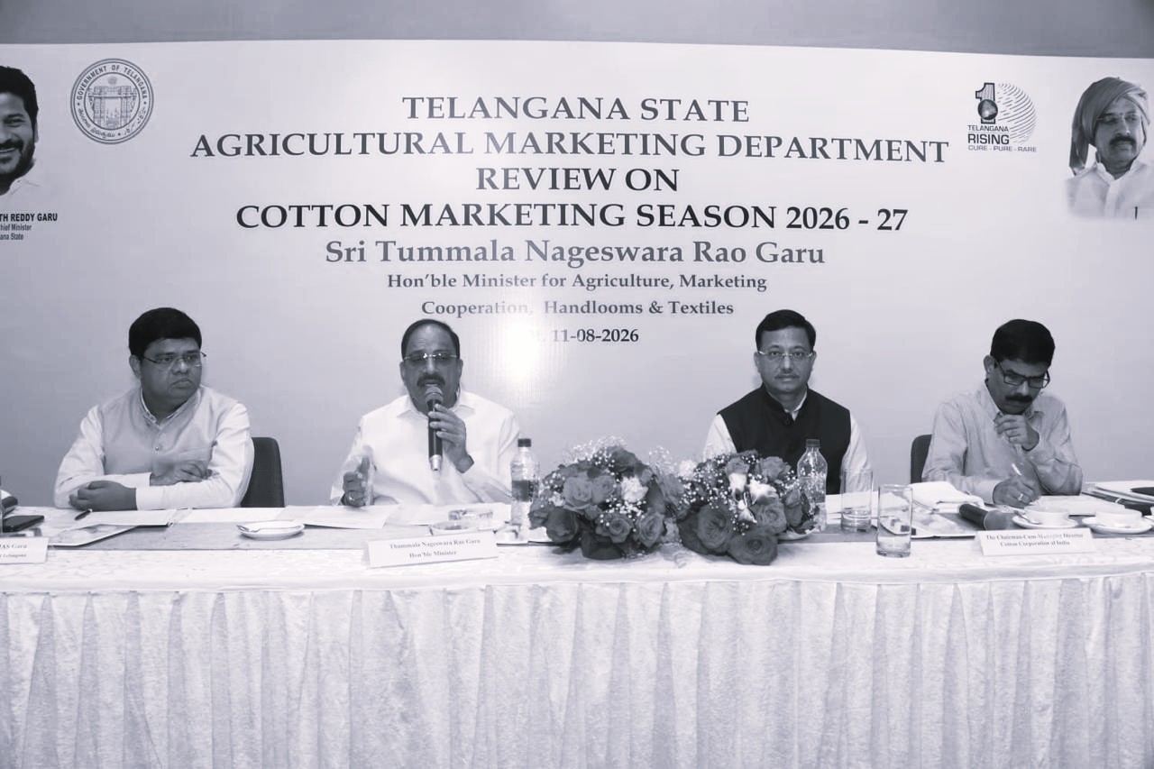 Telangana Sets Up 131 CCI Centres for Hassle-Free Cotton Procurement