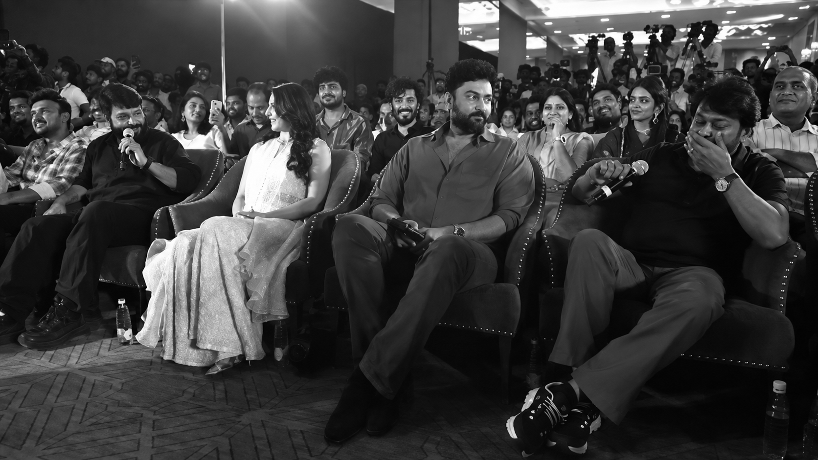 Chiranjeevi Hints at 'Kadiri' Title for Mega 158 at 'Korean Kanakaraju' Success Bash