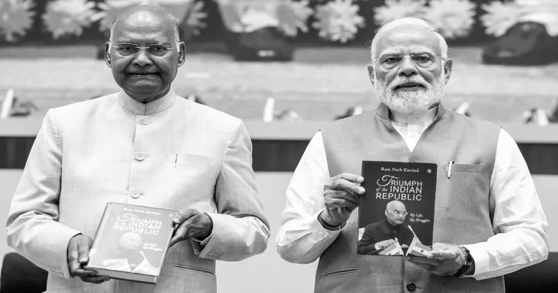 Modi Launches Kovind’s ‘Triumph of the Indian Republic’, Urges Youth to Avoid Shortcuts
