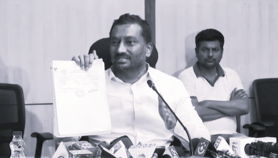 Congress, BRS Competing in Corruption, Says BJP MP Raghunandan Rao