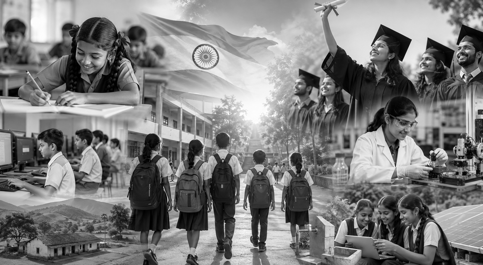 India’s Education Journey: Bigger Classrooms, Better Access, Bigger Challenges