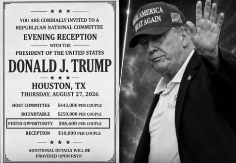 Want A Photo With Trump? Houston Fundraiser Puts $88,600 Price Tag