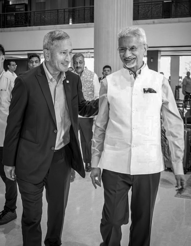 Jaishankar, Singapore FM Lay Foundation Stone For New Indian High Commission Complex