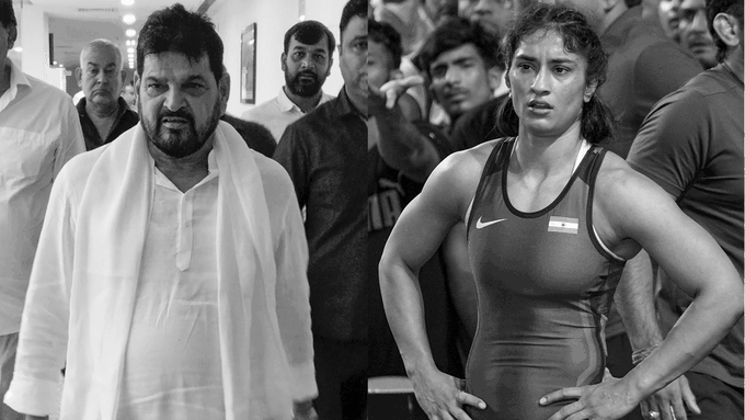 Vinesh Phogat Calls Brij Bhushan a ‘Goon and Criminal’, Accuses BJP of Shielding Him