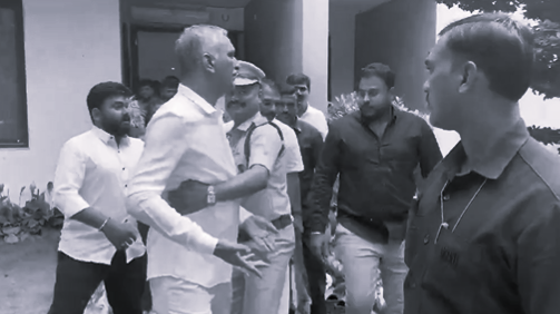 Harish Rao Detained as Police Block His Visit to Sanathnagar TIMS