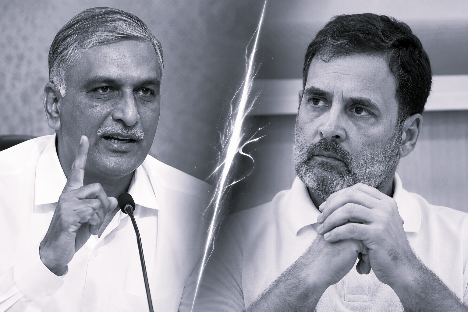 రెవెన్యూ మంత్రిని బర్తరఫ్ చేయాలి: రాహుల్ గాంధీకి హరీశ్ రావు బహిరంగ లేఖ