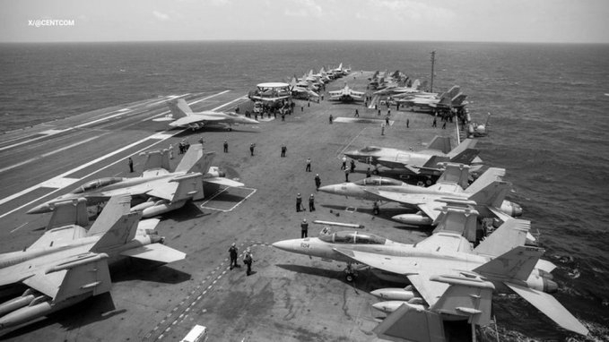 US Sends Fresh Aircraft Carrier To Middle East As War-Weary USS Lincoln Heads Home