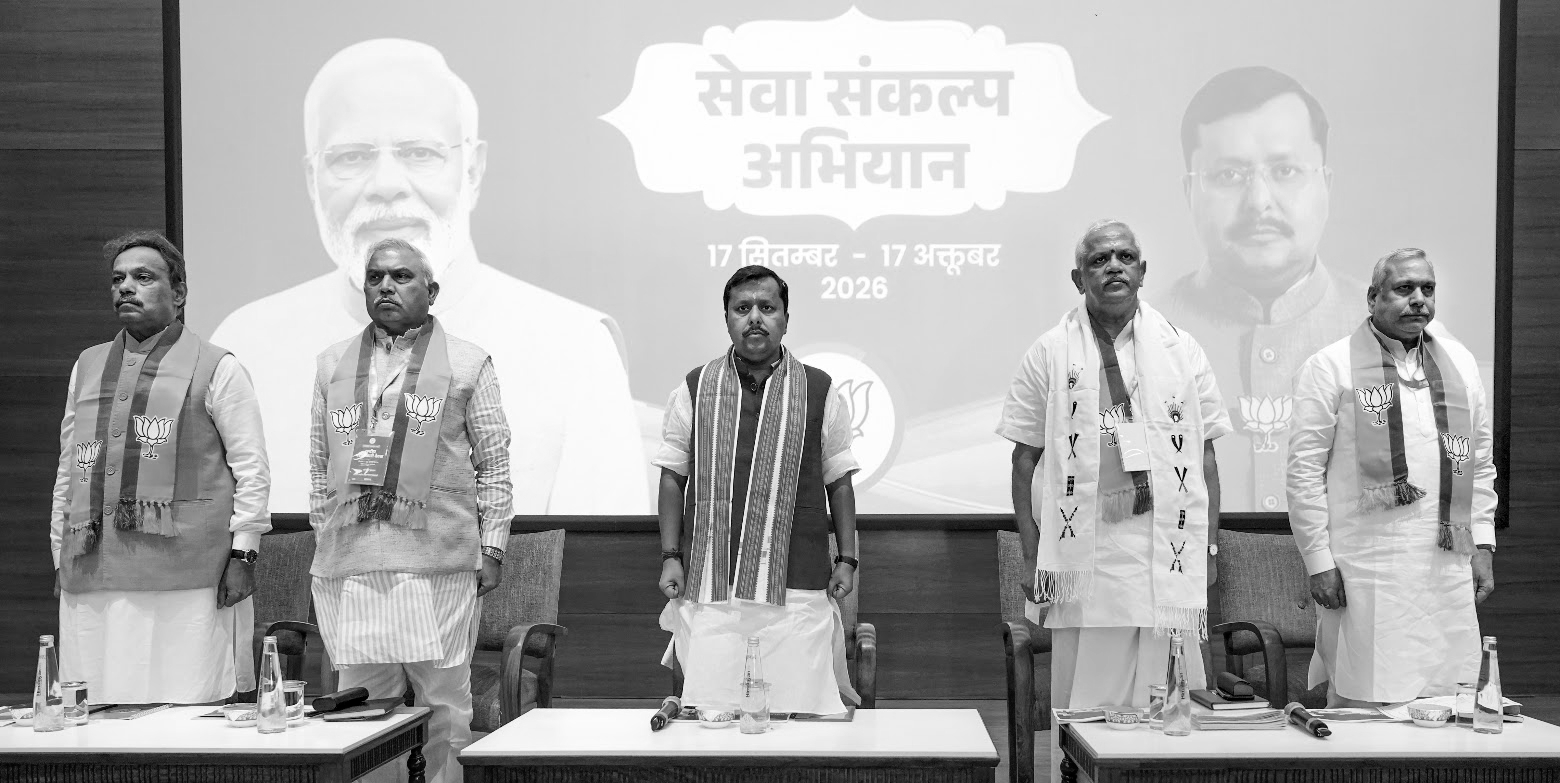 Nitin Nabin Holds First Meeting With BJP’s New Team, Focus on Polls and Grassroots Push