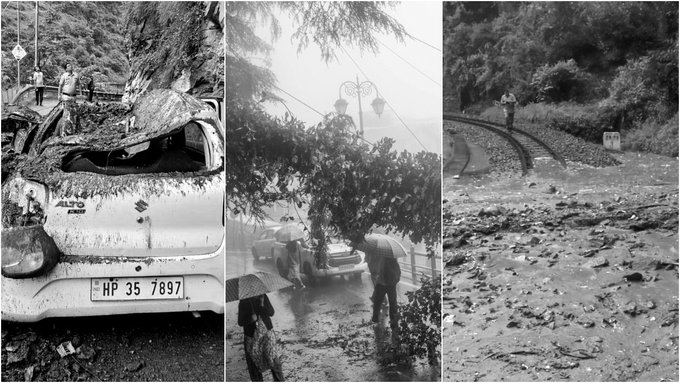 Heavy Rains Ravage Himachal Pradesh, 111 Dead and 12 Bridges Damaged
