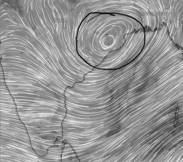 IMD Forecasts Heavy Rain, Gusty Winds In North Andhra As Low-Pressure Area Forms