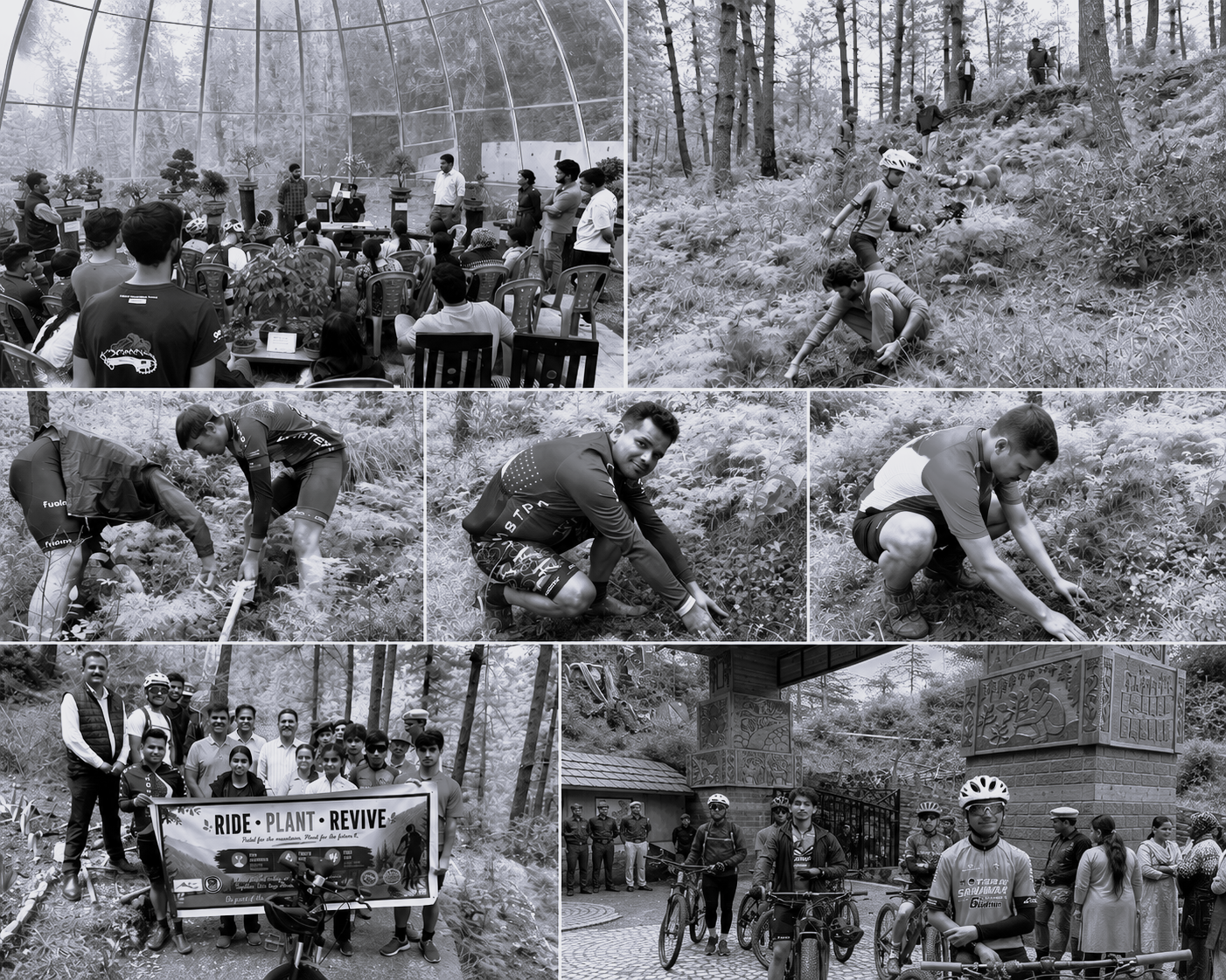 HASTPA Cyclists Plant 50 Saplings Along Kamyana Trail to Promote Green Tourism