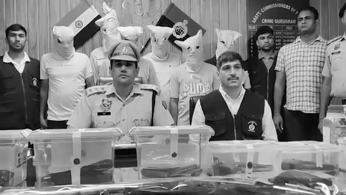 Rohit Godara-Lipin Nehra Gang Busted? Gurugram Police Arrest Six, Seize Arms