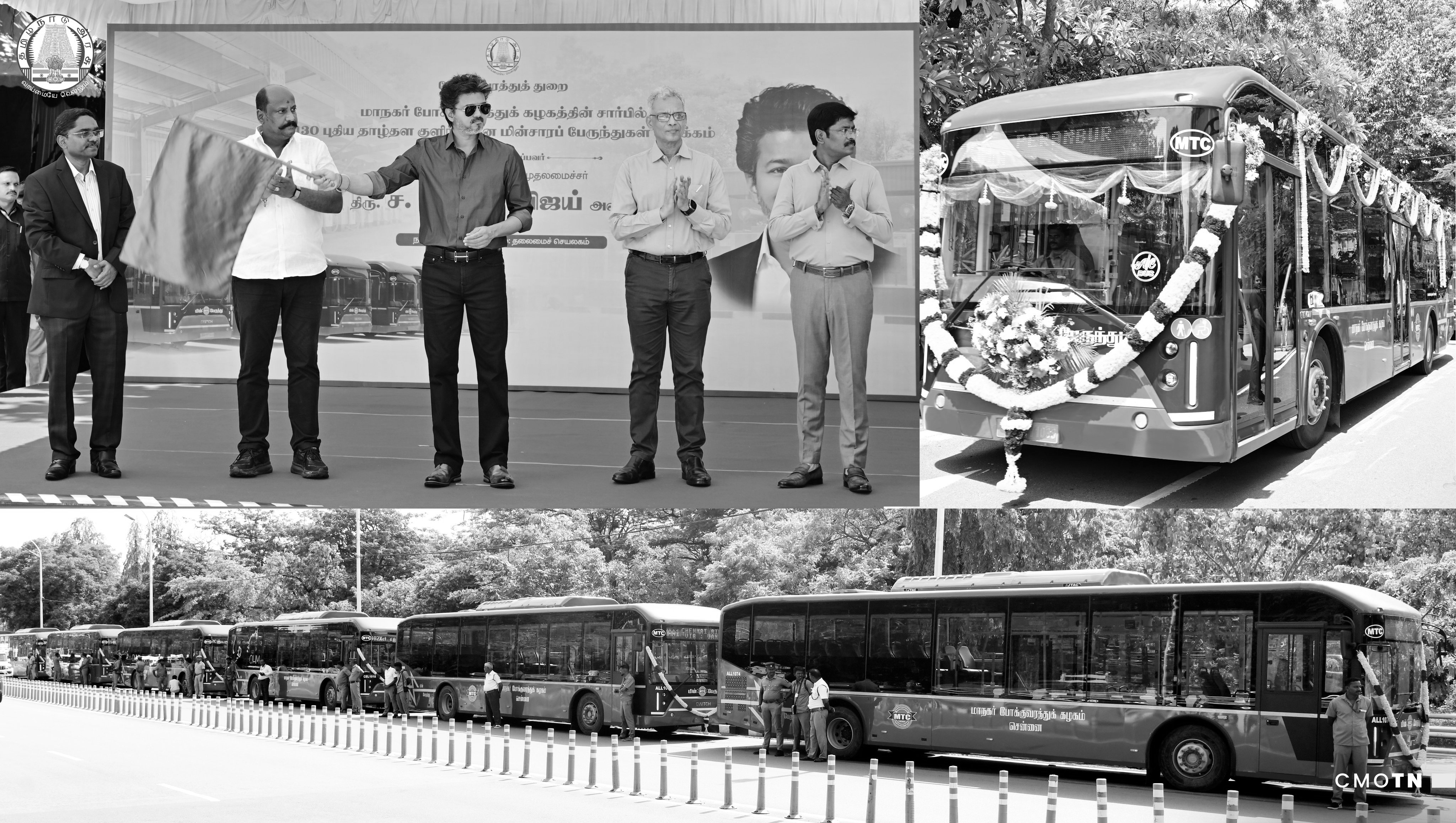 C Joseph Vijay Flags Off 250 New Buses to Boost Tamil Nadu Public Transport