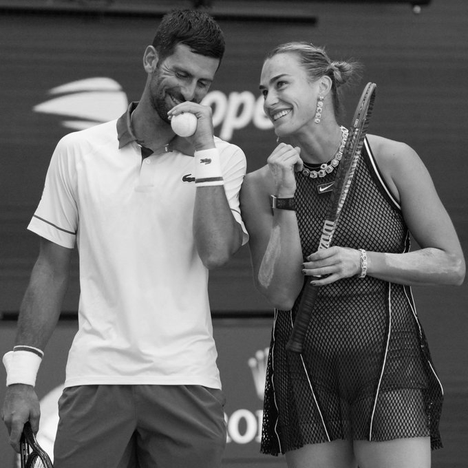 World No. 1 Sabalenka and Djokovic Fall in US Open Mixed Doubles Opener