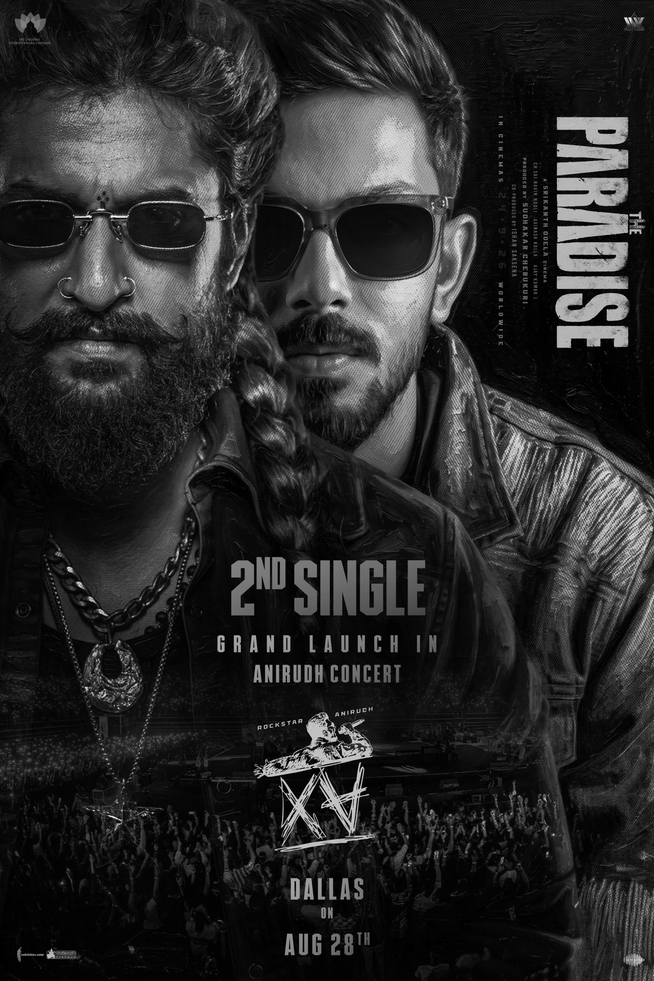 All Eyes on Dallas as Nani and Anirudh Launch ‘The Paradise’ Folk Anthem