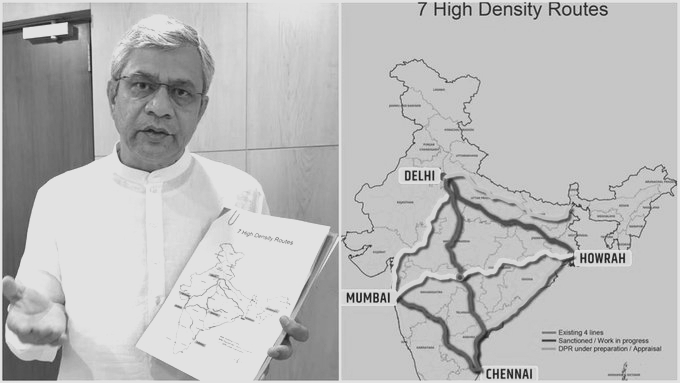 Indian Railways Eyes Four-Tracking of Routes Carrying 41% of Rail Traffic