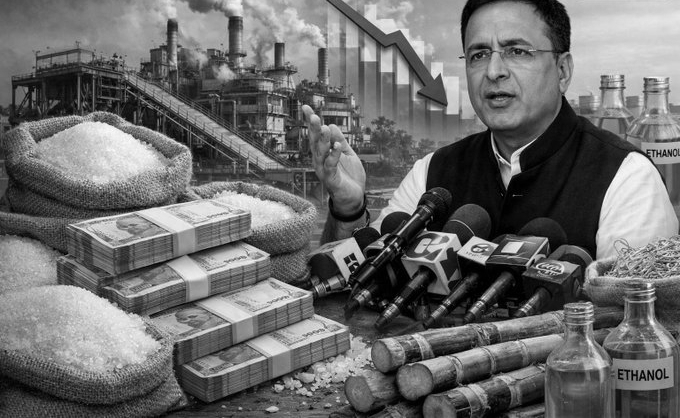 Congress Alleges Rs 36,000-Crore Sugar Scam as Festive Season Prices Soar