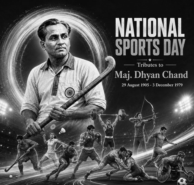 PM Modi Salutes India’s Sporting Heroes On National Sports Day, Mandaviya Pushes ‘One Hour’ Fitness Call