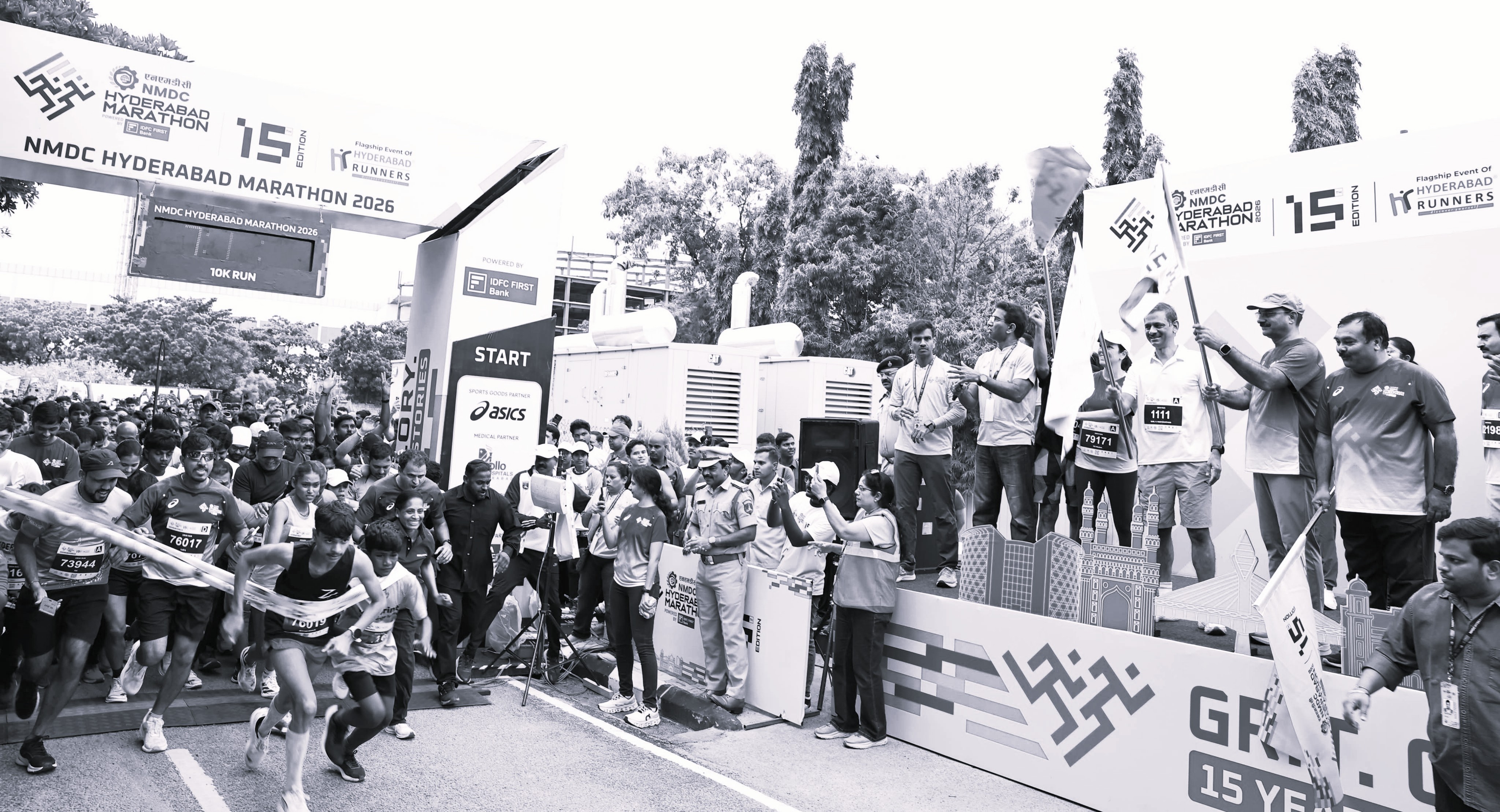 NMDC Hyderabad Marathon Sees 12,000+ Runners Take to the Streets