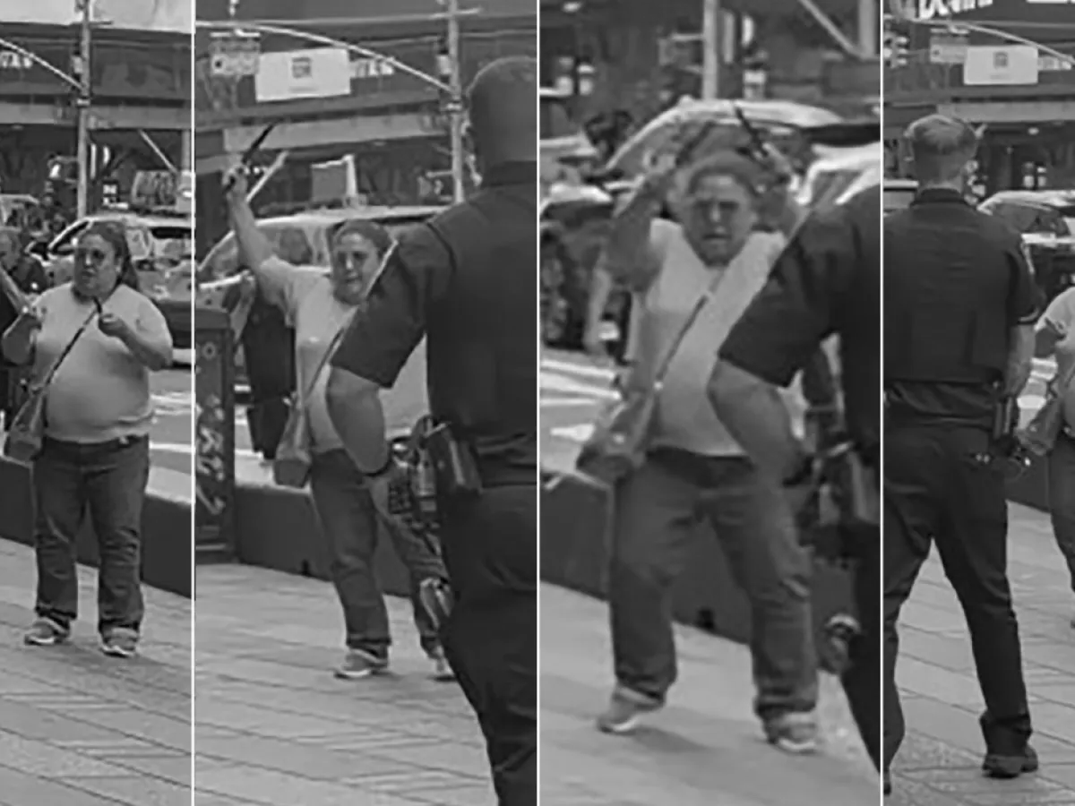 Woman Stabs 2 In Times Square Killing 1 Before NYPD Shoots Her Dead