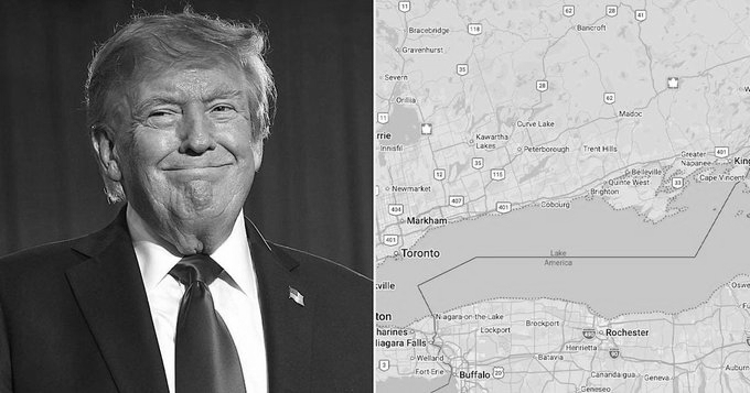 Trump Asks Apple To Rename Lake Ontario ‘Lake America’ On Maps